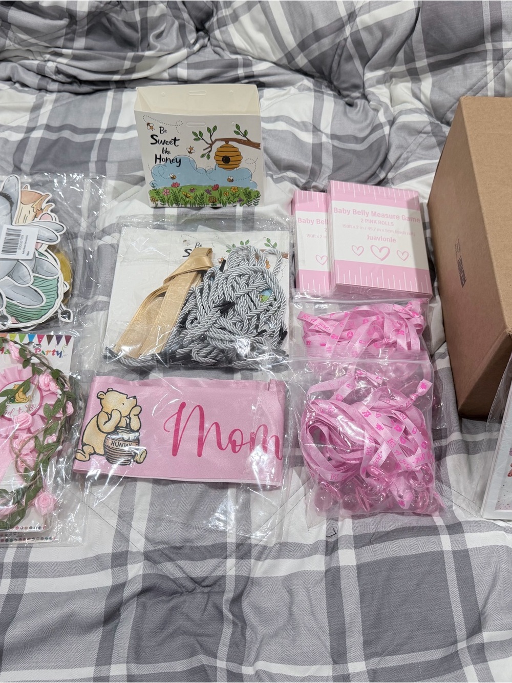 Amazon Pink Mom Sash and Pink Ribbon Baby Shower Kit
